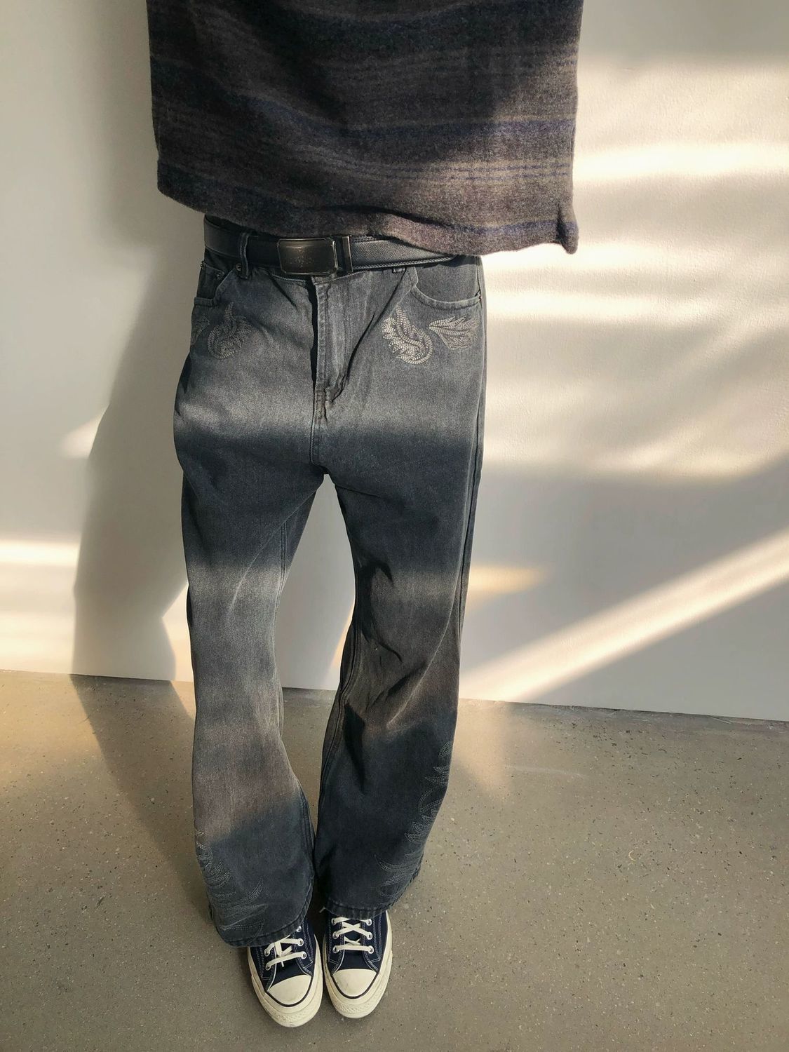 Men's Fashionable Embroidery P - Street Fashion Vibes recension och pris