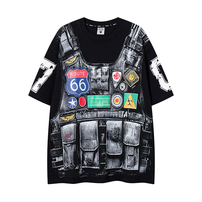 Men's Fashion 3D Printed T Shi - Street Fashion Vibes recension och pris
