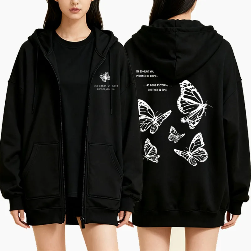Life Is Strange Print Zipper H - Street Fashion Zip Up Hoodie recension och pris