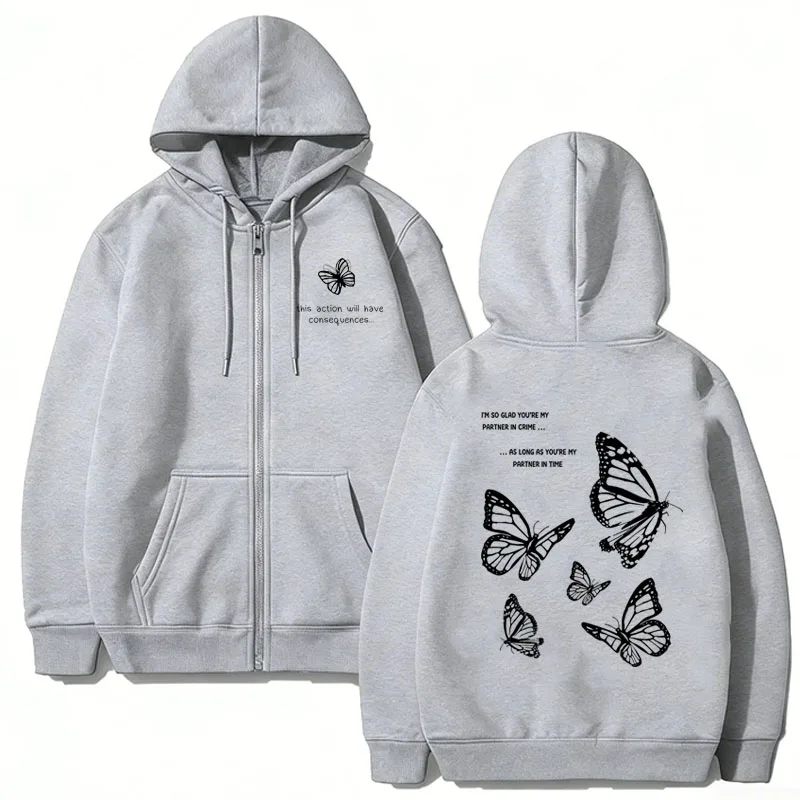 Life Is Strange Print Zipper H - Street Fashion Zip Up Hoodie recension och pris